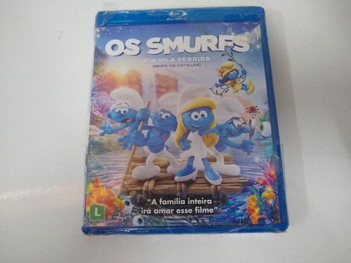 Os Smurfs E Vila Perdida Blu Ray Original Novo Lacrado