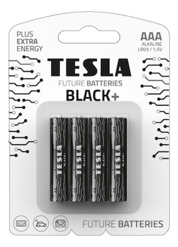 Pila Aaa Tesla Black+ Blister De 4 Pilas