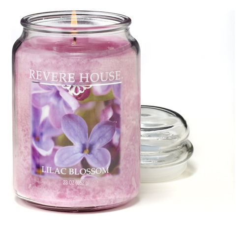 Vela Luz Revere House 23-oz Country Comfort Jar Lilac