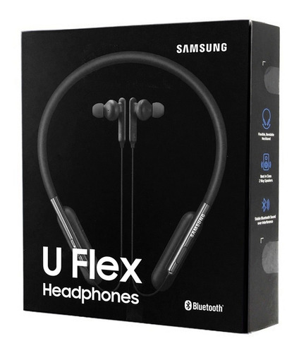 Audífonos Inalámbricos Samsung U Flex Color Negro En Stock!!