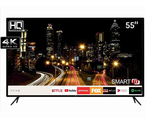 Smart Tv Hq Led 55 Hqstv55ny Ultra Hd 4k Netflix Youtube