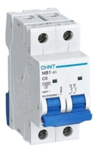 Breaker Termomagnetico Chint 2x6a 09634