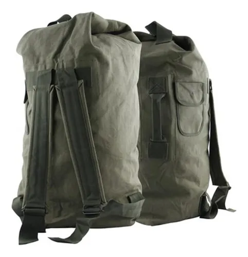 Bolso Mochila Arye Gran Capacidad En Lona Resistente