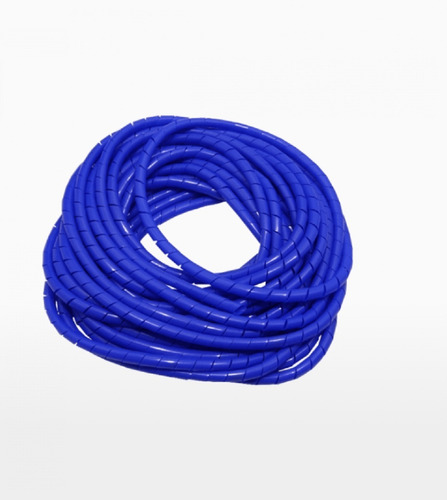 Espiral Atrapa Cable Ordenador Azul Pe 12mt 12/15/0,85mm