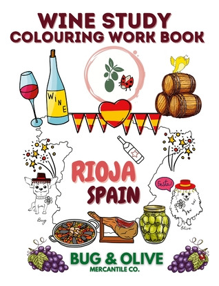 Libro Bug & Olive Rioja Spain Colouring Book - Winnig, Em...