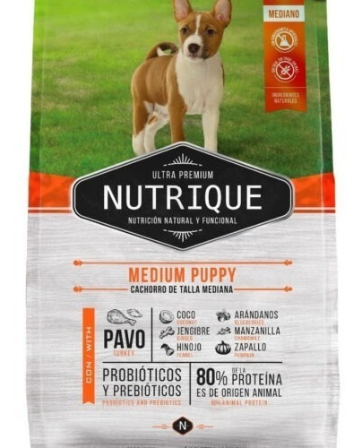 Nutrique Medium Puppy 12kg Envio Gratis S.isidro Vte.lopez