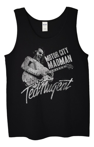 Polera Musculosa Ted Nugent Motor City Madm Rock Abominatron