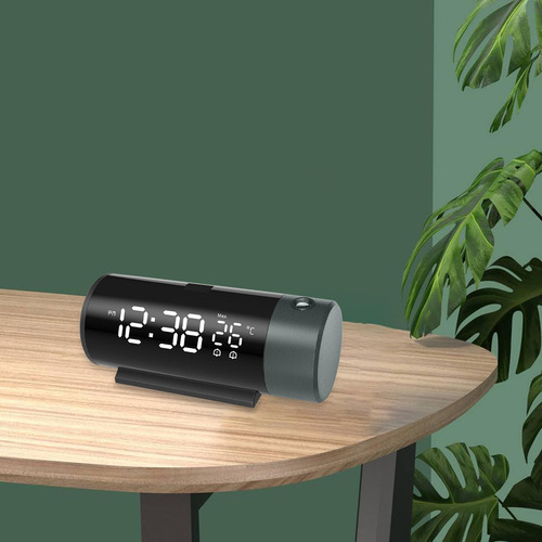 Despertador De Proyección Reloj De Mesa Digital Usb Para
