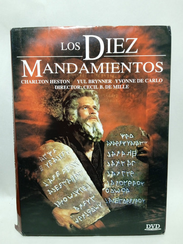 Imagen 1 de 3 de Los Diez Mandamientos - Charlon Heston - Yul Brynner - Pel