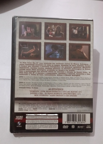 Dvd A Vida Como Ela É - De Nelson Rodrigues (duplo Lacrado)