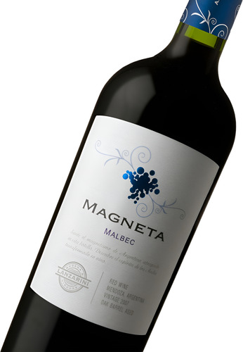 Vino Magneta Malbec 750 Ml X 6 Un - Caja - Bodega Lanzarini