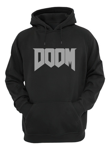Doom Logo Buzo Canguro Friki Tu Eres #2