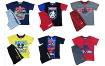 Comprar Paquete 6 Conjuntos Playera Y Short De Marvel Y Disney