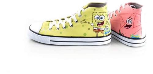 Tenis Bota Bob Esponja Y Patricio Niño Niña 