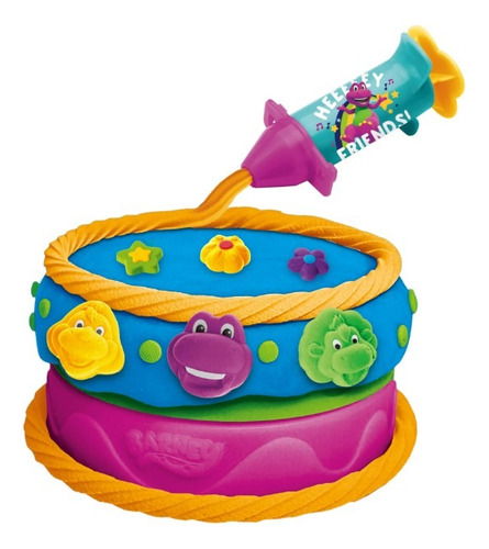 Barneys Set Plastilina Softee Dough Moldes Pasteleria / B Multicolor