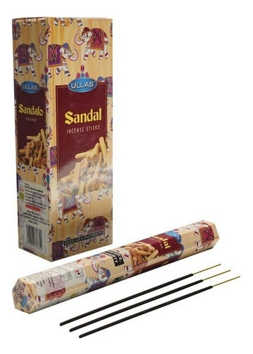 Sahumerios Hexagonales Ullas Importados Pack X 6 Sándalo