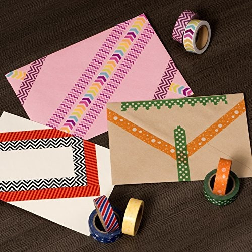 Imagen 3 de 8 de Cinta Adhesiva Decorativa Washi De United Tapes (juego De 12