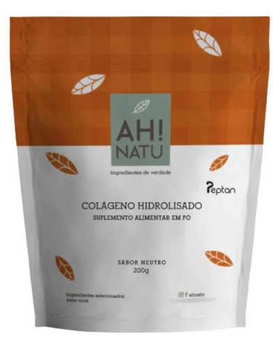 Kit 2 Colágeno Hidrolisado Em Pó Ah Natu 200g