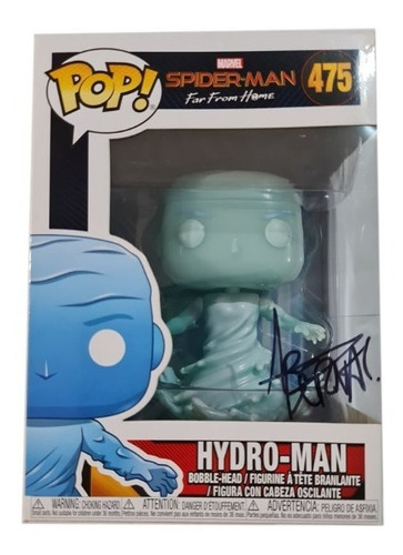 Funko Pop! Hydro Man 475 Marvel Spider Man Firmado Autógrafo