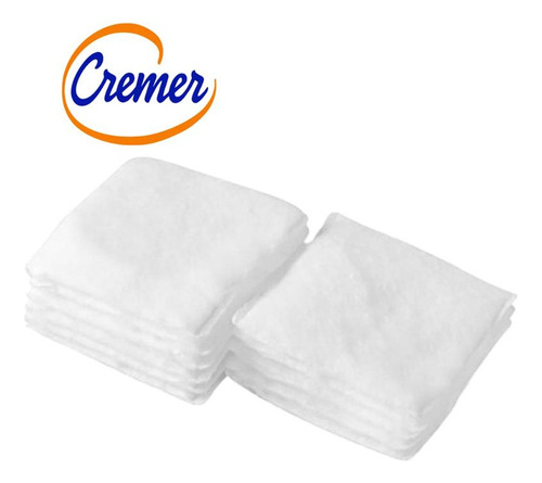 Kit-10 Algodão Quadradinhos Limpeza Pele E Unhas C/2500 Und