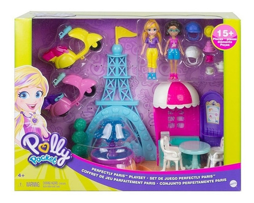 Imagen 3 de 6 de Polly Pocket! Aventura En Paris Gkl61, Mattel Bestoys
