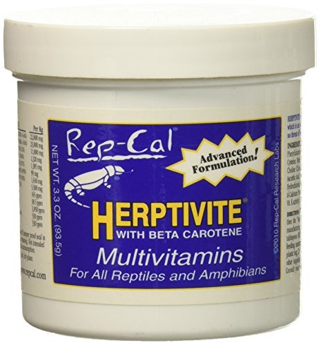 Herptivite Multivitamínico Para Reptiles Y Anfibios 33 Oz Bl