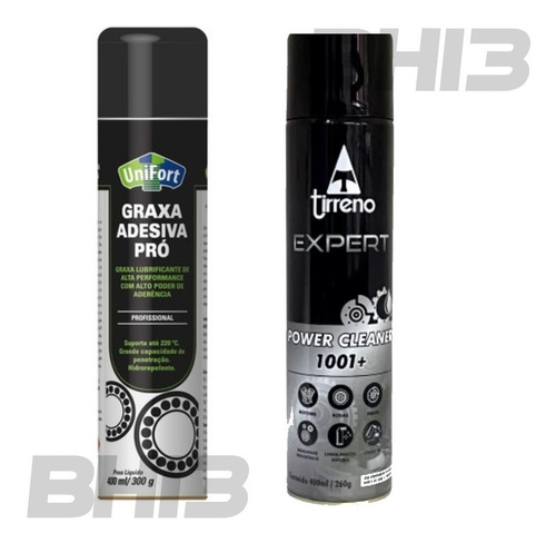Graxa Adesiva Pró Spray 400ml 300g Tirreno Cleaner 1001+ 