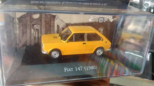 Miniatura Fiat 147 Ano 1980 Carros Inesquicíveis Do Brasil