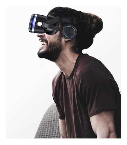Óculos Vr Realidade Virtual 3d Com Fone De Ouvido E Controle