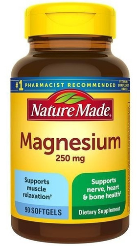 Nature Made Magnesio Magnesium 250mg Sabor N/a