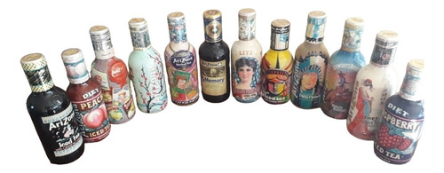 Botellas De Vidrio Coleccionables Iced Tea Marca Arizona