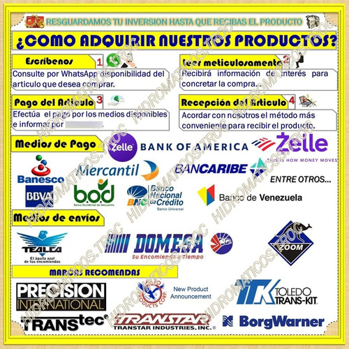Servo Piston Acumulador Caja Turbo 400 Th400 Nova Pickup C1
