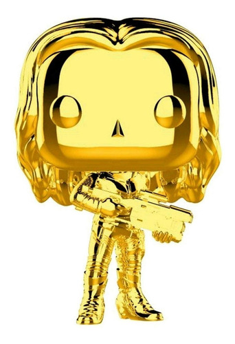 Funko Pop Gamora Gold Chrome Cromado Marvel Studios Nuevo