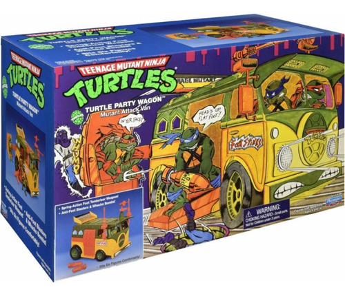 Carro Van Tortugas Ninja Turtle Party Wagon Llega Hoy Flex