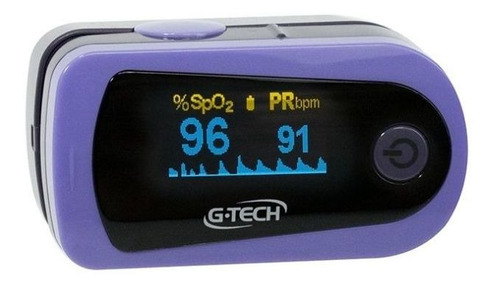 Oxímetro Digital G-tech Portátil De Dedo Oled Graph