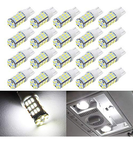 20 Bombillas Led 921 194 T10 3014 42-smd Para Rv 12v