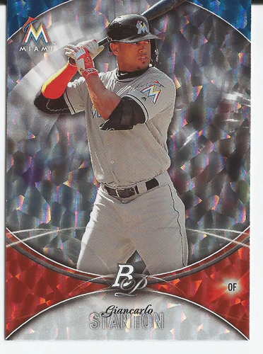 2016 Bowman Platinum Ice Giancarlo Stanton Of Marlins