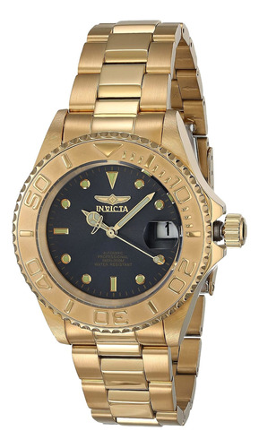 Reloj Hombre Invicta 15848 Automático Pulso Dorado En Acero 