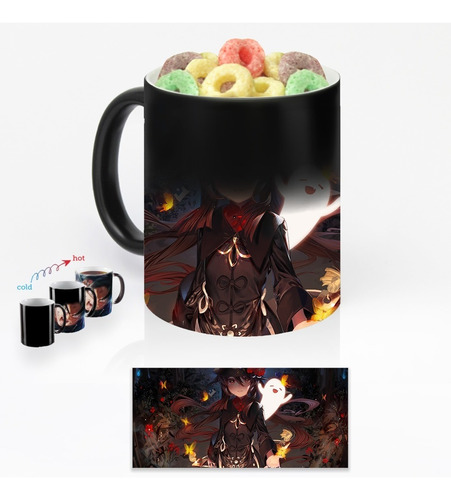 Taza Magica Hu Tao Genshin Impact Personalizada