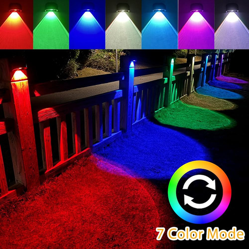 Luces De Valla Solar Impermeables Al Aire Libre, Luces De De