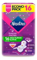 Comprar Pack X12 Toallas Femeninas Nosotras Nocturna B. Noches X16u.