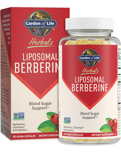 Garden Of Life Berberina Liposomal Y Picolinato De Cromo Sabor Sin Sabor