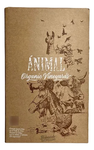 Vino Animal Bag In Box 3lts Malbec Organico X4