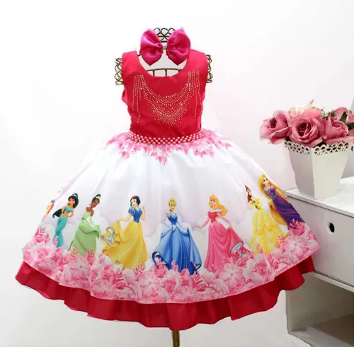Vestido infantil sale princesas disney