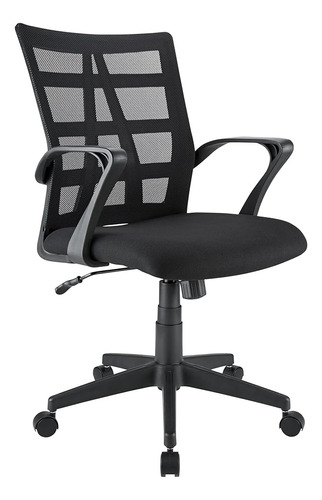 Realspace® Jaxby Mesh/fabric Mid-back Task Chair, Negro, Cer
