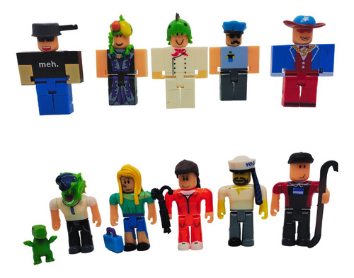 Kit 10 Bonecos Roblox Brinquedo Infantil Jogo