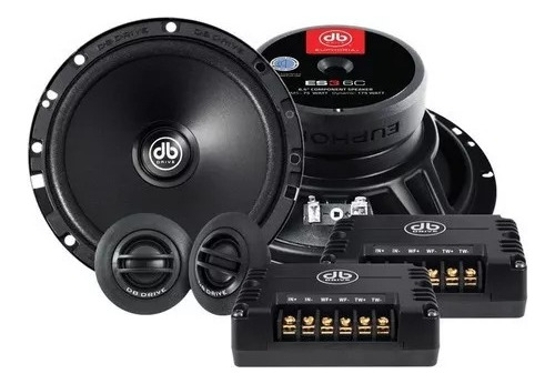 Paquete 2 Set De Medios Db Drive Es36c+amplificador Hyp1254
