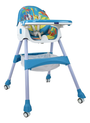 Silla Comedor Bebé 3en1 Happy Baby Bahamas Color Azul marino