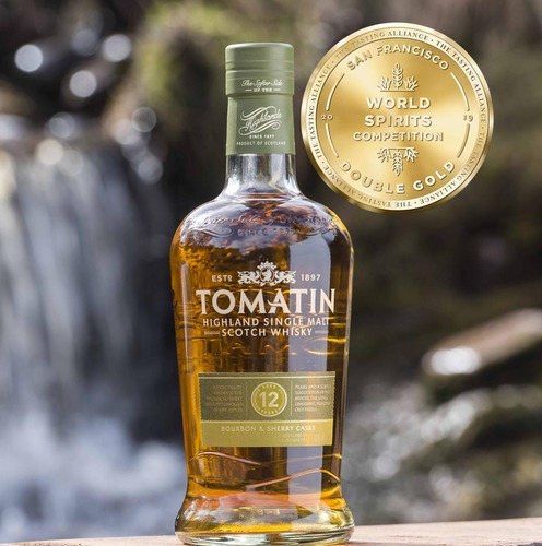 Imagen 2 de 6 de Whisky Tomatin 12 Años Bourbon & Sherry Casks S. Malt 700ml