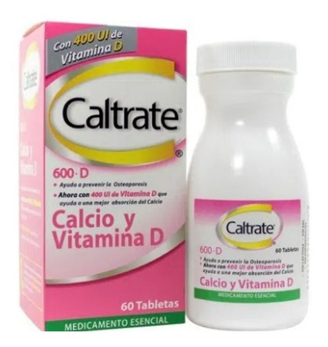 Caltrate 600 Calcio Y Vitaminad - Unidad a $533